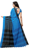 Blue Woven Cotton Blend Saree