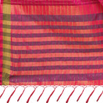 Pink Self Design Art Silk Saree