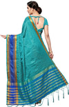 Blue Self Design Art Silk Saree