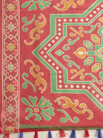 Multicolor Printed Cotton Blend Saree