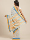 Green Striped Pure Cotton Saree