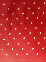 Red Printed Art Silk Saree