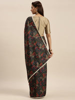 Multicolor Printed Art Silk Saree