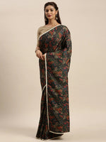 Multicolor Printed Art Silk Saree