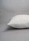Hash Lines Printed Cotton Cushion Cover - 16" x 6"