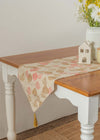 Indian Shimmer Printed Cotton Table Runner - 6 Seater