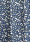 Marigold Royal Blue Cotton Curtain (Single Piece) - Window