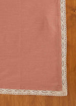Rust Cotton Table Cloth - 8 Seater