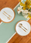 Sage Green Table Runner - 4 Seater